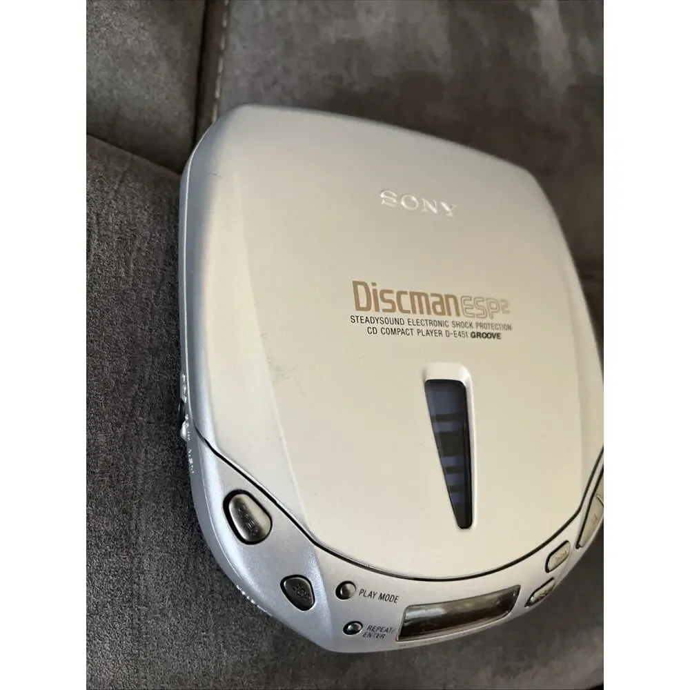 SONY Discman ESP2 Portable CD Player D-E451 - Tested